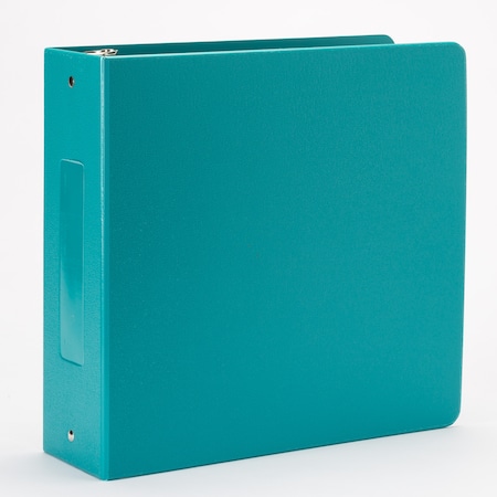 Omnimed 2.5 Inch Side Open 3 Ring Binder In Aqua, PK5 205020-AQ5